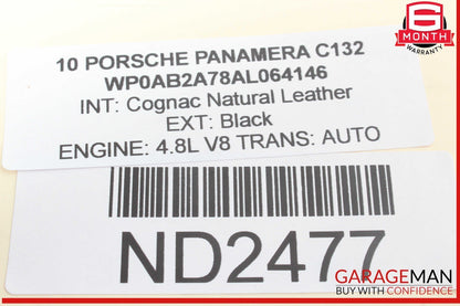 10-18 Porsche Panamera 970 Cayenne Engine Camshaft Ledge Valve Flange Bracket