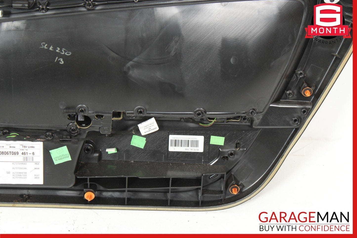 12-16 Mercedes R172 SLK250 SLK300 Front Left Interior Door Panel Assy Black OEM