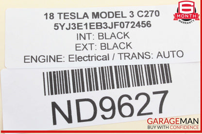 17-23 Tesla Model 3 Rear Right Passenger Side LED Inner Tail Light Lamp OEM
