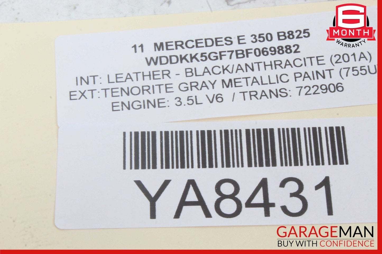 11-16 Mercedes W207 E350 E550 Overhead Reading Map Dome Light Lamp OEM