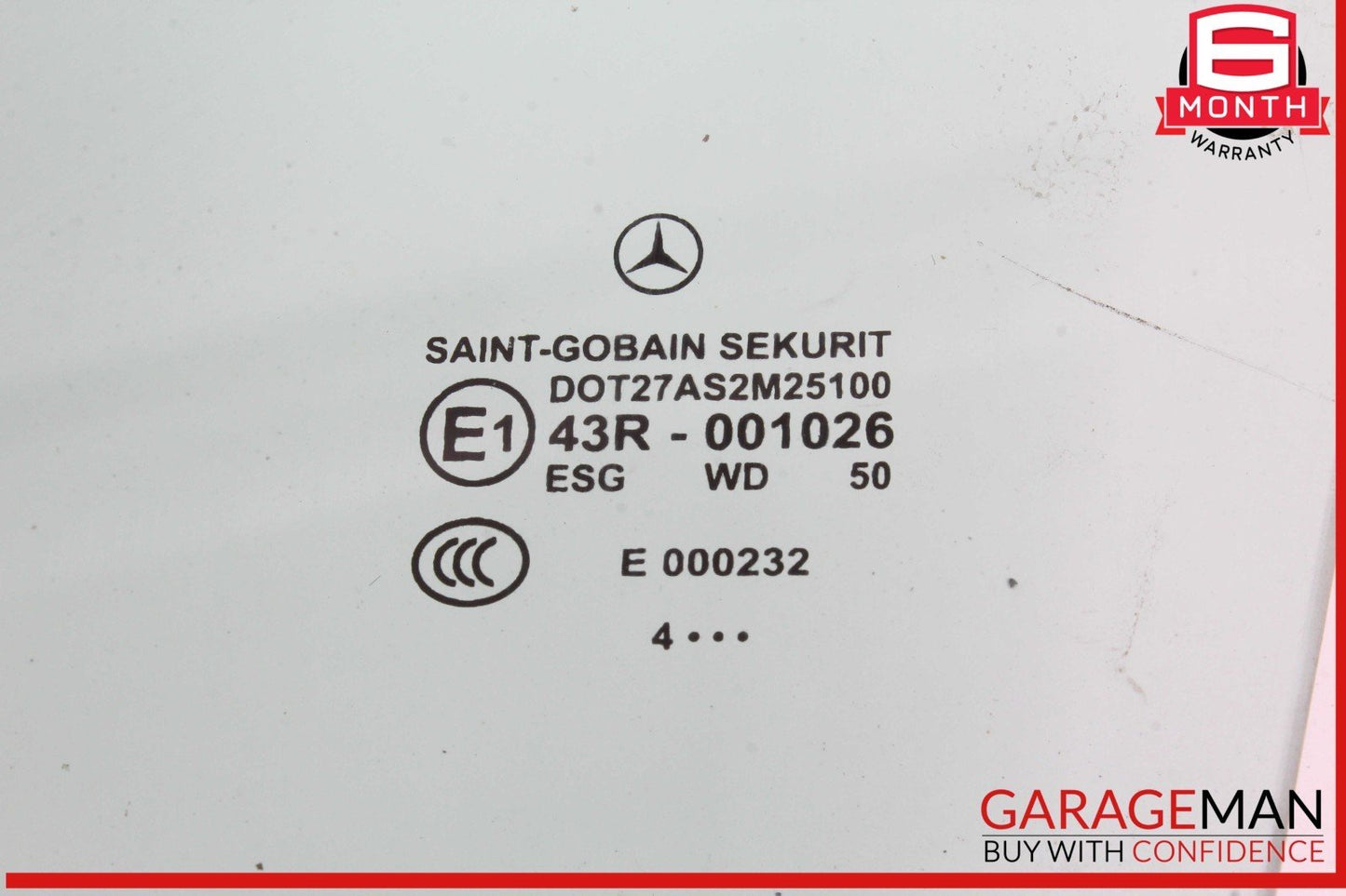 03-09 Mercedes W209 CLK350 CLK550 Front Left Driver Side Door Window Glass OEM