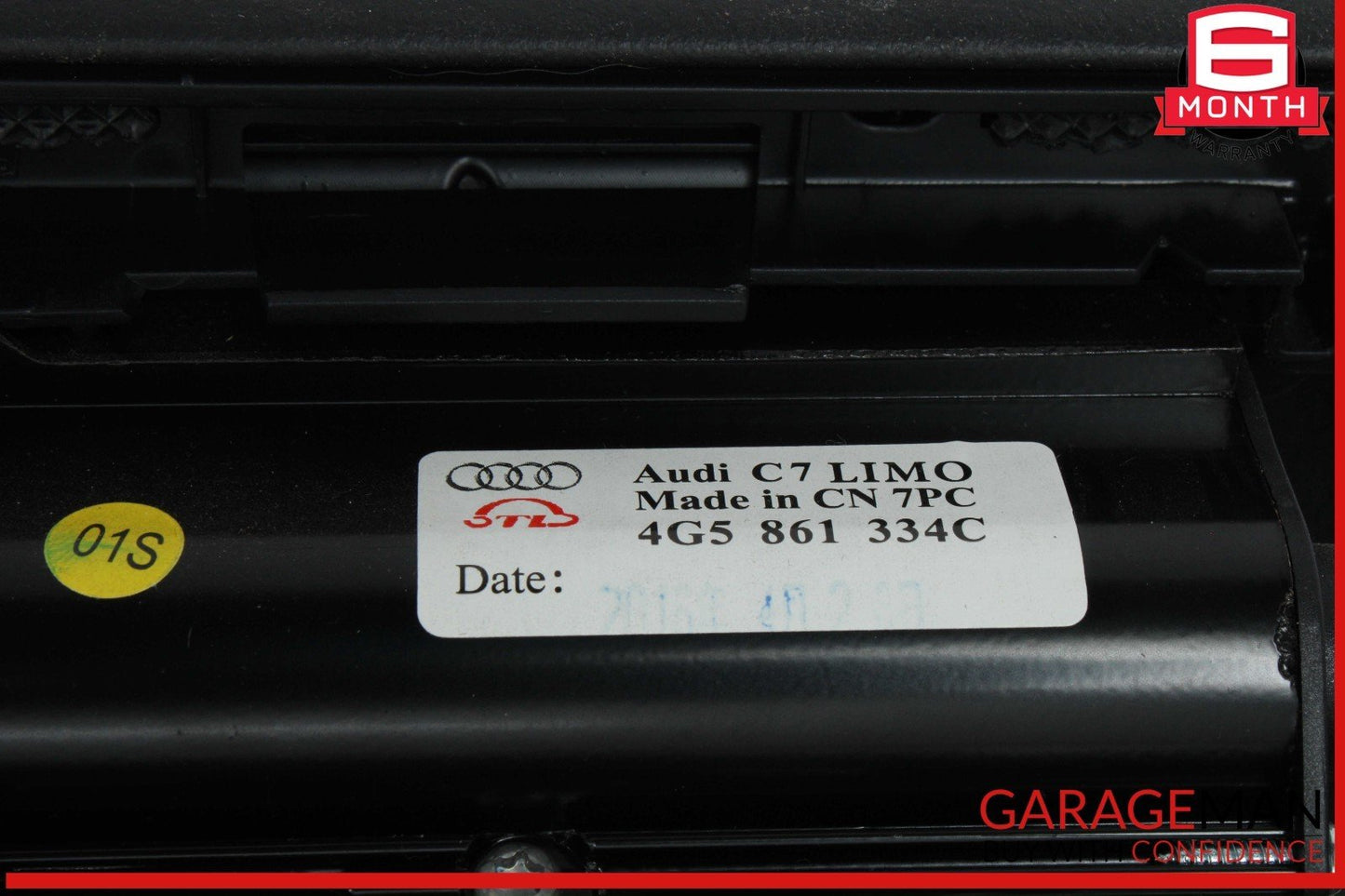 12-18 Audi A6 S6 Rear Right Passenger Side Interior Door Panel 4G0867222 OEM