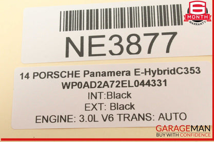 14-16 Porsche Panamera 970 E-Hybrid Speedometer Instrument Cluster OEM