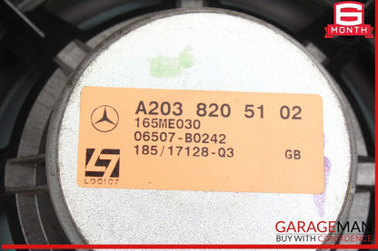 01-09 Mercedes W209 CLK350 C350 Door Sound Audio Speakers 2038205102 OEM