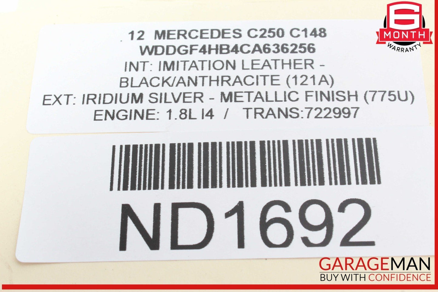 12-15 Mercedes W204 C250 SLK250 1.8L Turbo Turbocharger Manifold Assembly OEM