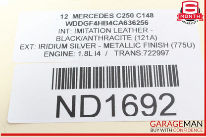 12-15 Mercedes W204 C250 SLK250 1.8L Turbo Turbocharger Manifold Assembly OEM