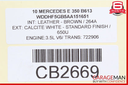 05-11 Mercedes W212 E350 C280 M272 Engine Motor Oil Pump 2721800701 OEM