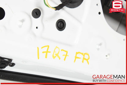 17-19 Audi Q7 Front Right Passenger Side Door Shell White OEM