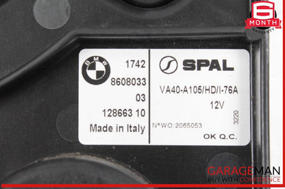 14-21 BMW i3 I01 Hybrid Aux Auxiliary Radiator Cooling Fan Motor 8608033 OEM