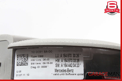 06-13 Mercedes X164 GL450 R500 R63 AMG Front Overhead Dome Light Lamp Gray OEM