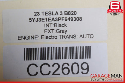17-23 Tesla Model 3 Y High Voltage Tunnel Battery Wire Wiring Cable Harness OEM