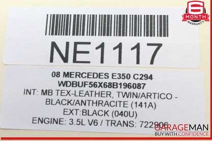 06-09 Mercedes W211 E350 M272 Engine Motor Wiring Wire Harness Loom Assembly OEM