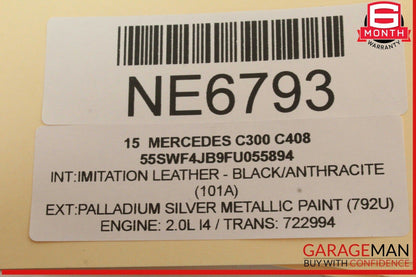 15-20 Mercedes W205 C300 C350e Front Left Side Door Window Regulator Motor OEM