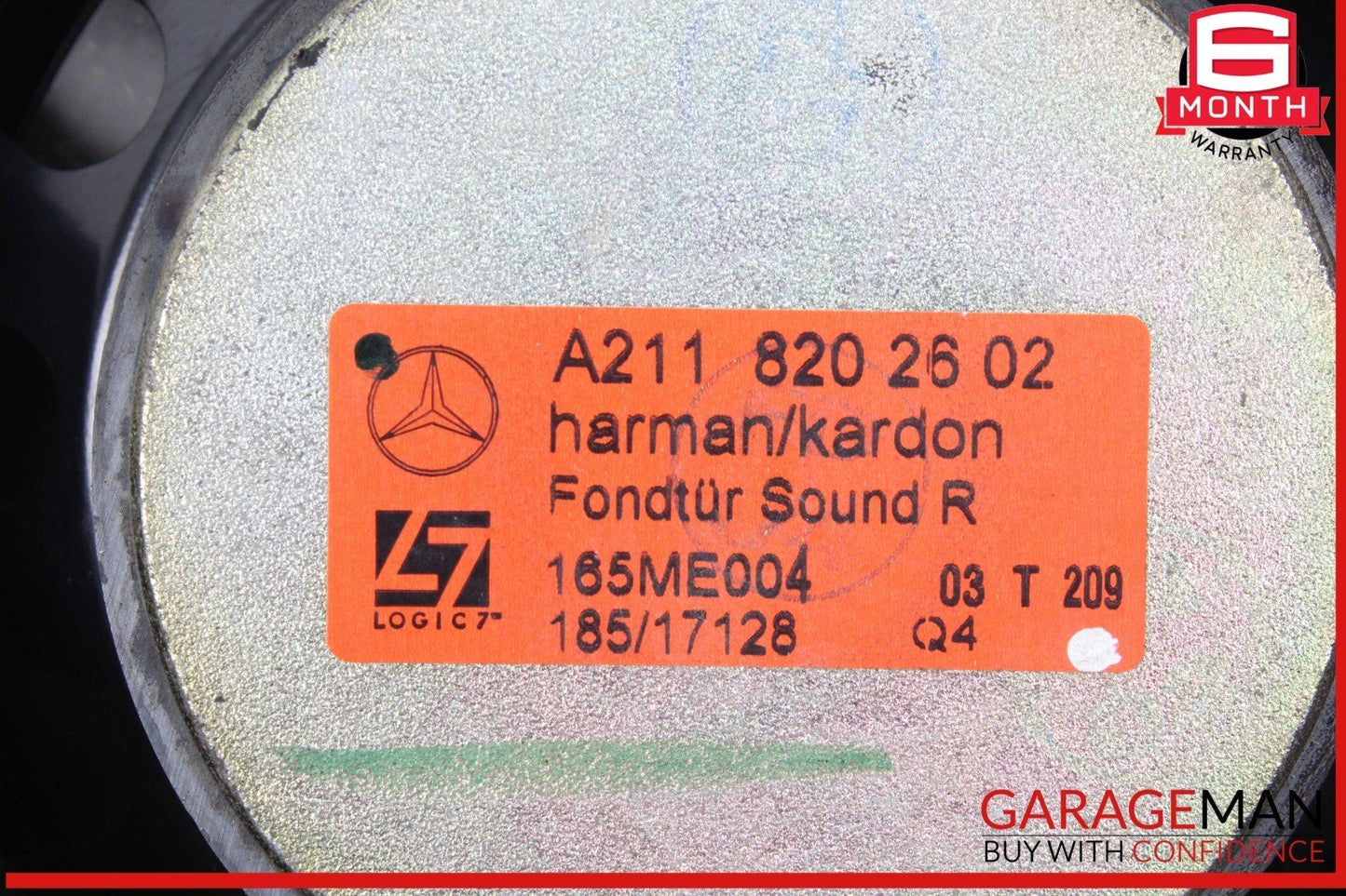03-06 Mercedes W211 E320 4MATIC Rear Right & Left Side Door Audio Speaker Set