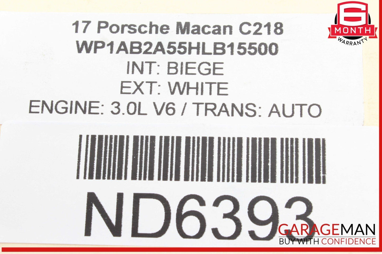 15-24 Porsche Macan 95B Rear Left Side Spindle Knuckle Wheel Hub w/ Rotor Disc