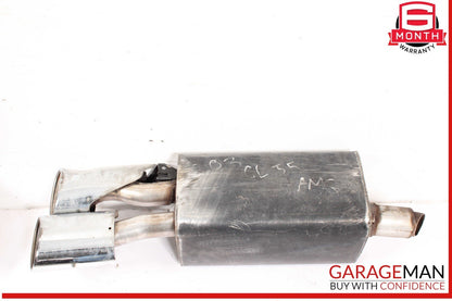03-06 Mercedes W220 S430 S65 AMG Exhaust Muffler Quad Tips Left & Right OEM