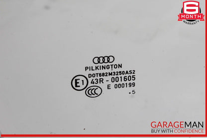 09-16 Audi S4 A4 Front Right Passenger Side Door Window Glass 43R001605 OEM