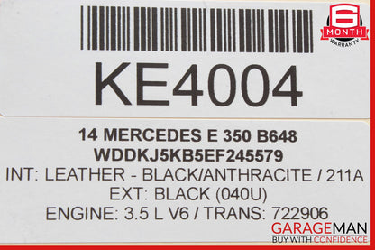 10-18 Mercedes W212 E350 Rear Fuse Relay Box SAM Signal Acquisition Assembly OEM