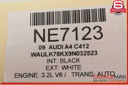 09-17 Audi A4 Rear Left Window Regulator Motor 8K0959811 Genuine