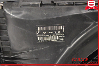 12-15 Mercedes X204 GLK350 Engine Radiator Condenser Cooling Fan Motor Assy