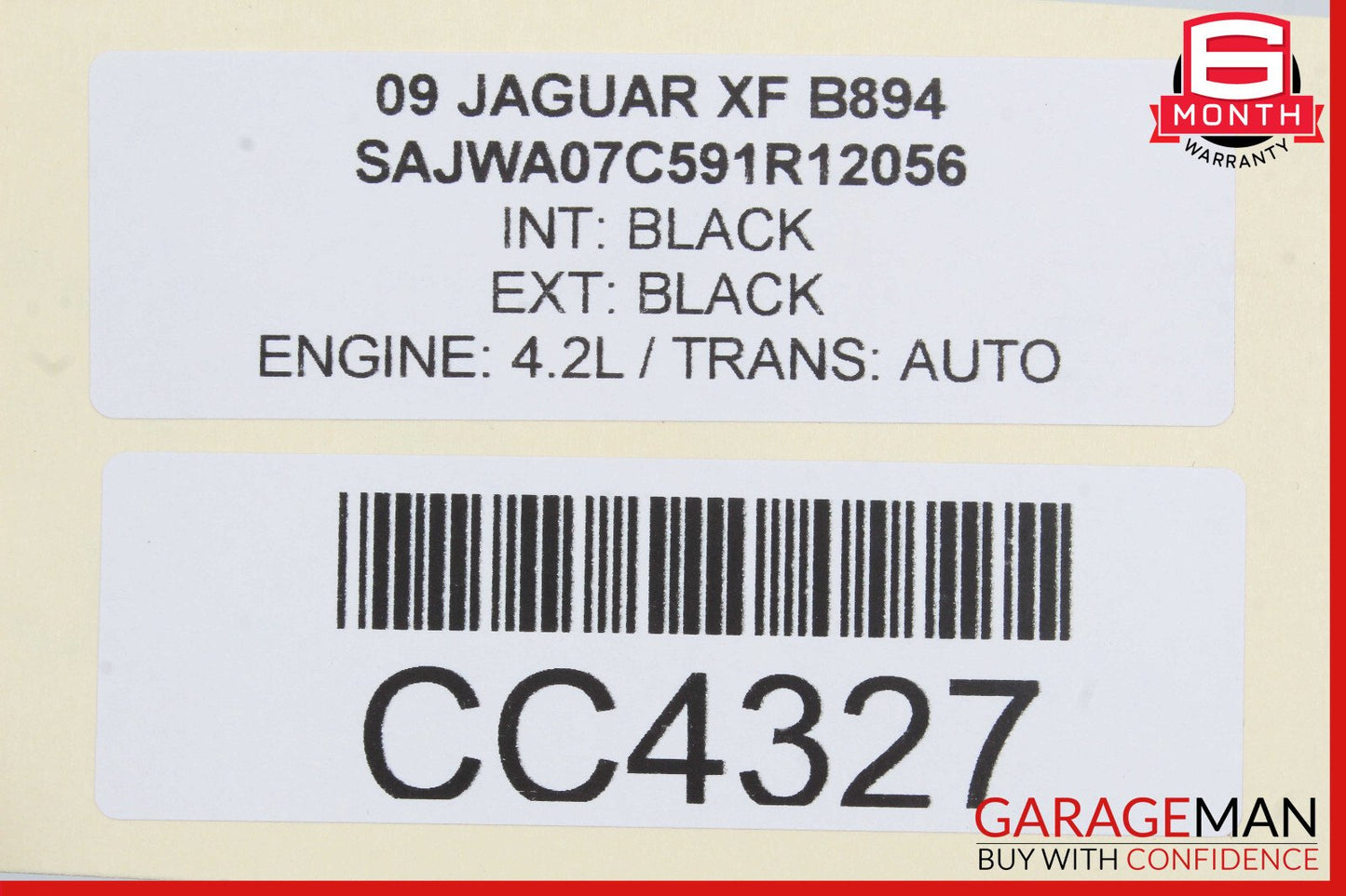 09-10 Jaguar XF Complete Engine Motor Block Assembly OEM 106k