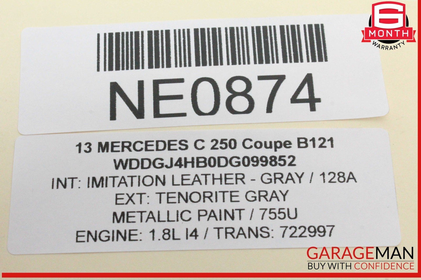 12-14 Mercedes W204 C250 Coupe Center Dashboard Dash Vent Trim Molding Bezel OEM