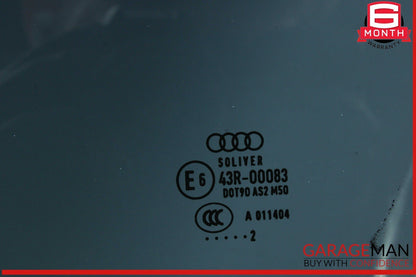 12-18 Audi A7 Front Left Driver Side Door Window Auto Glass OEM