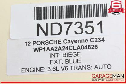 11-14 Porsche Cayenne 958 Rear Left Driver Side Spindle Knuckle Wheel Hub OEM