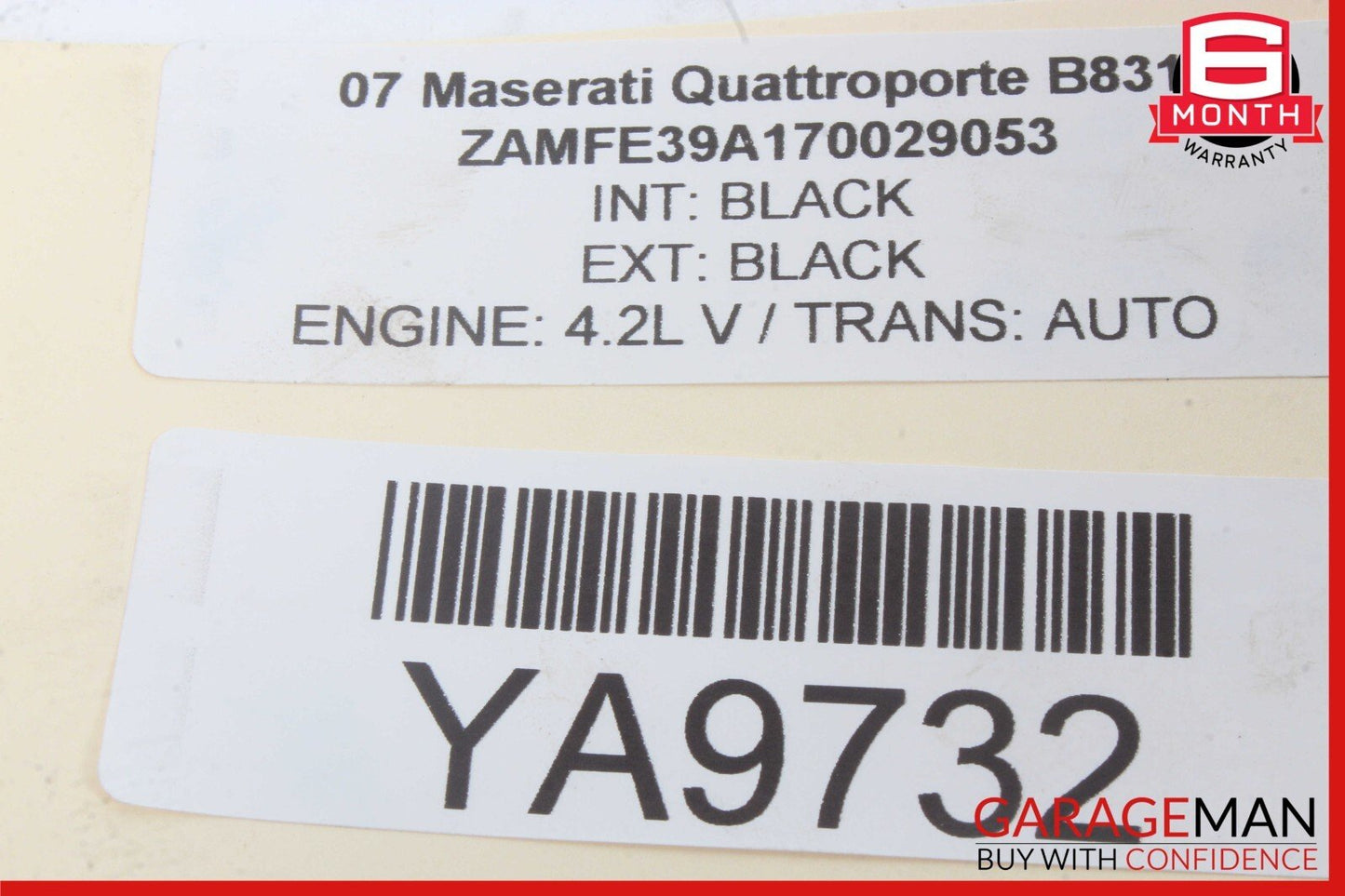 03-08 Maserati Quattroporte M139 Rear Left & Right Brake Caliper Calipers Set