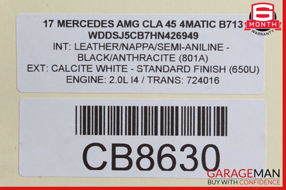 14-19 Mercedes W117 CLA45 4Matic Rear Left Wheel Carrier Spindle Knuckle Hub
