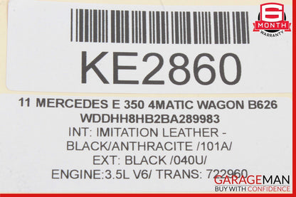 10-13 Mercedes W212 E350 E550 Front Right Seat Belt Seatbelt Retractor Black OEM