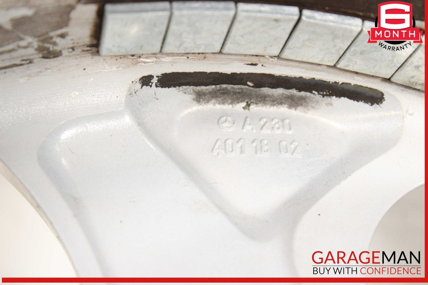 03-12 Mercedes R230 SL500 Rear Wheel Tire Rim 9.5Jx18H2 ET40 R18 2304011802 OEM