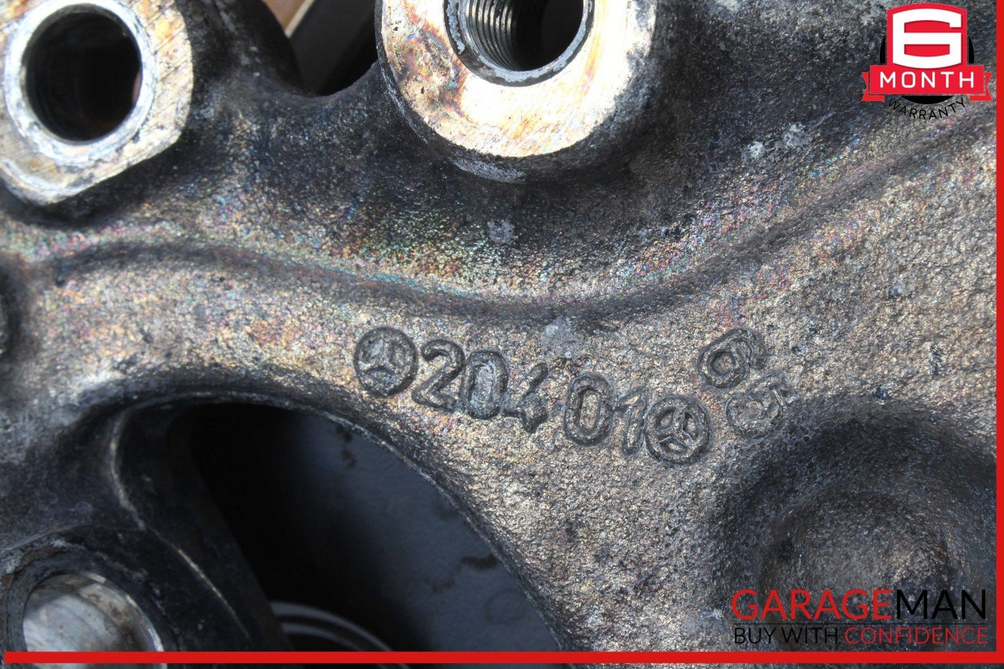 10-16 Mercedes W212 E350 Front Left Side Spindle Knuckle Hub w/ Rotor Disc OEM