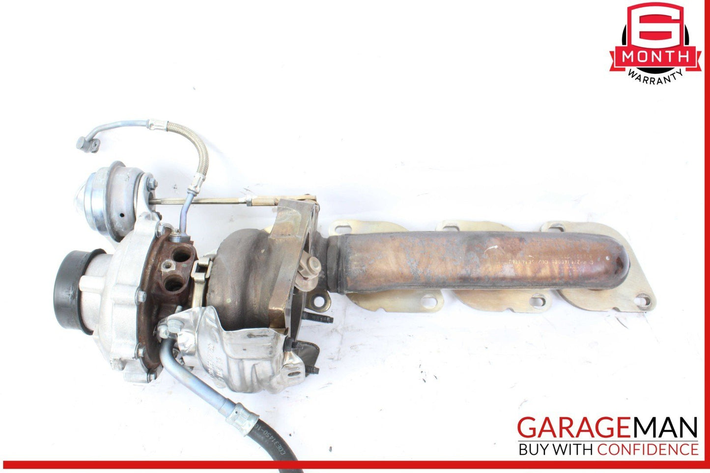11-16 Mercedes X166 GL550 GL450 Left Turbocharger Turbo Charger Manifold OEM