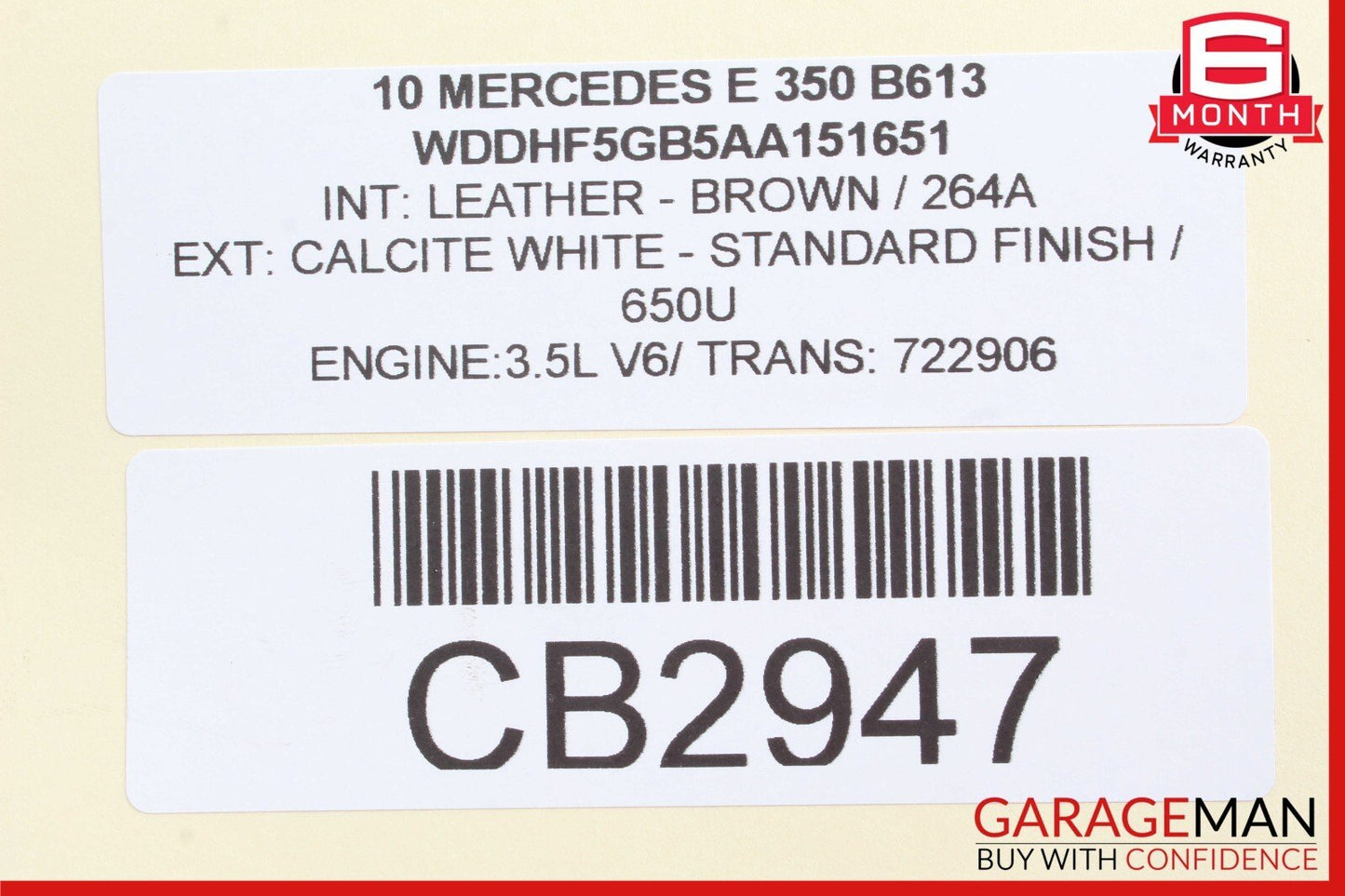 08-18 Mercedes W218 CLS500 E400 E350 Rear Left Side Spindle Knuckle Hub Bearing