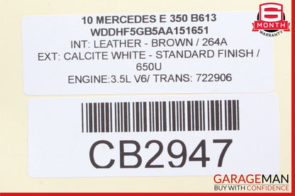 08-18 Mercedes W218 CLS500 E400 E350 Rear Left Side Spindle Knuckle Hub Bearing