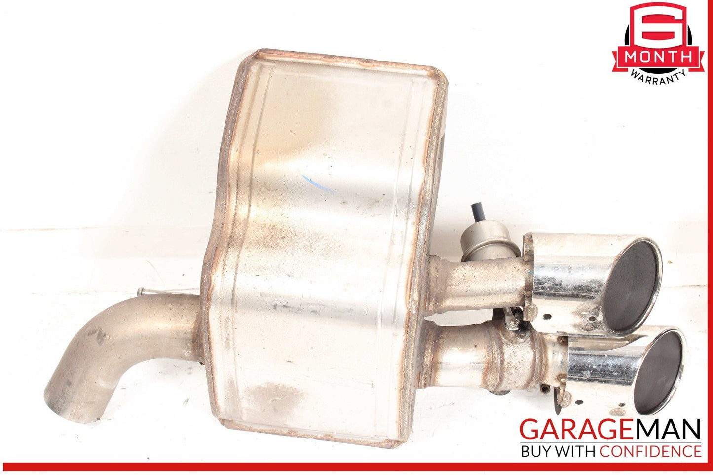 14-17 Maserati Ghibli Rear Left & Right Side Exhaust Muffler Tip Pipe Set of 2