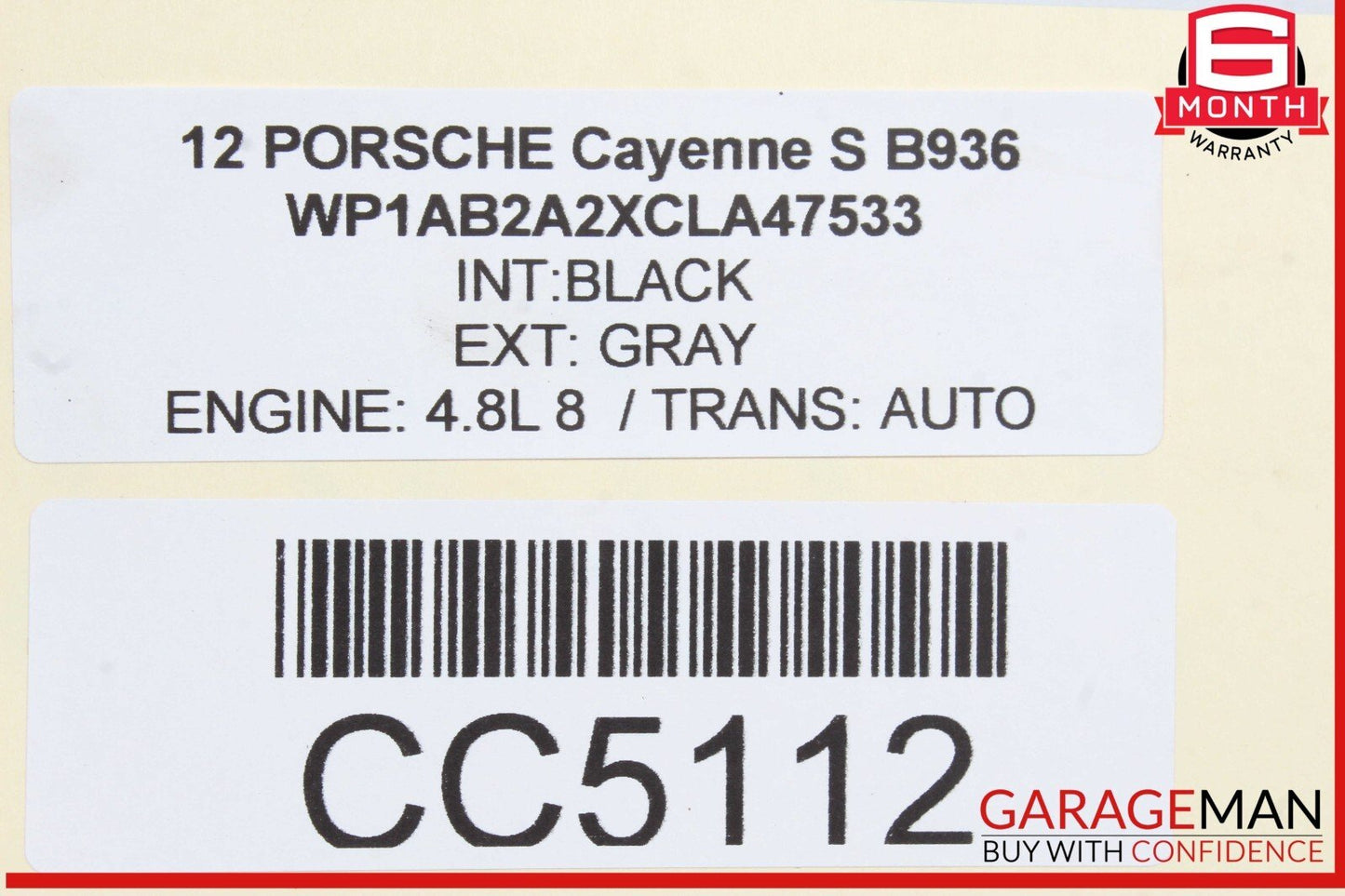 11-18 Porsche Cayenne 958 / Touareg Rear Subframe Sub Frame Crossmember OEM