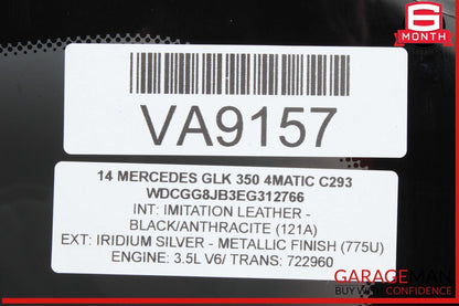 10-15 Mercedes X204 GLK350 4MATIC Rear Left Driver Side Quarter Window Glass OEM