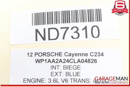 11-18 Porsche Cayenne 958 Engine Cooling Fan 7P0121203D OEM