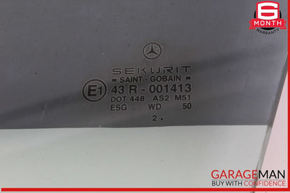 03-12 Mercedes R230 SL500 SL55 AMG Front Left Driver Side Door Window Glass OEM