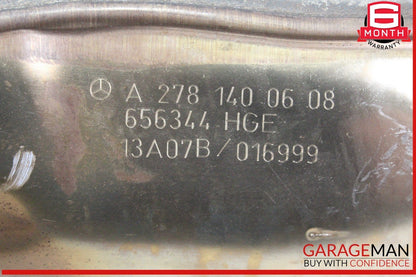 12-19 Mercedes X166 GL450 Engine Exhaust Front Pipe Right Side 2781400608 OEM