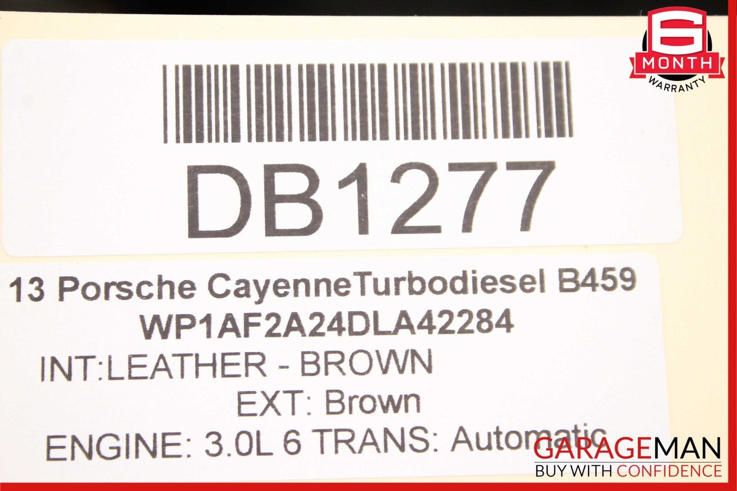 11-18 Porsche Cayenne 958 3.0L Diesel Front Tranny Transmission Transfer Case
