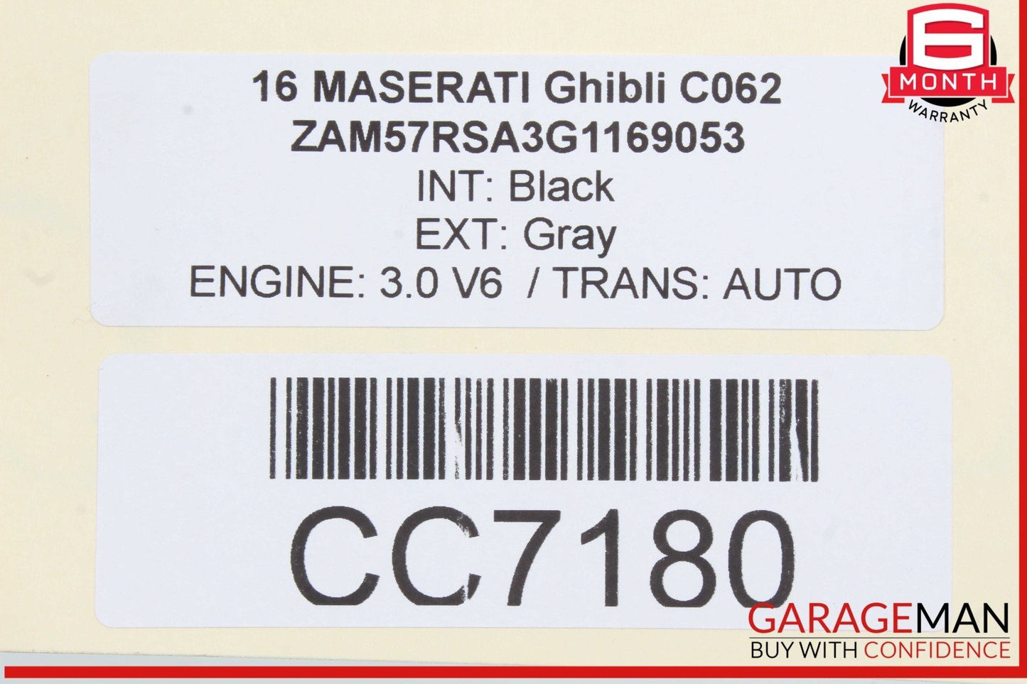 14-22 Maserati Ghibli Rear Suspension Subframe Cross Member Crossmember Frame