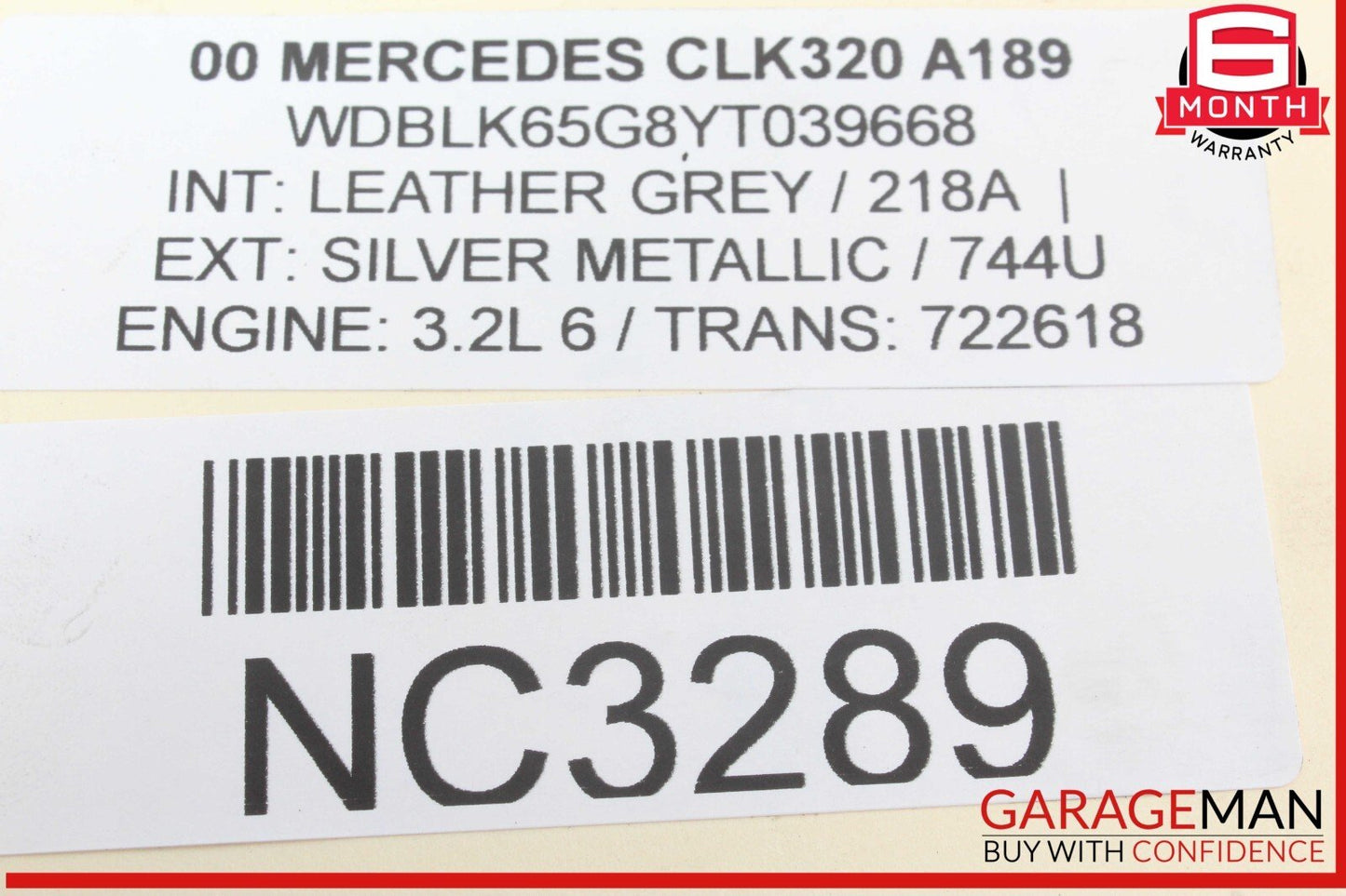 98-06 Mercedes W208 CLK320 S500 SL500 Ignition Spark Coils Set of 6 OEM