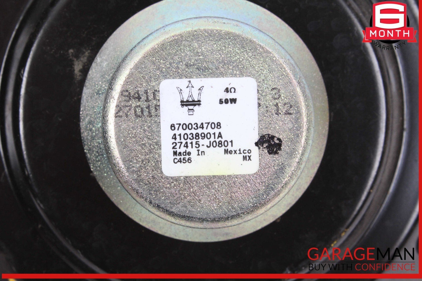 14-18 Maserati Quattroporte Front Door Sound Audio Speaker Set of 2 Pc OEM