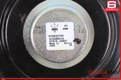 14-18 Maserati Quattroporte Front Door Sound Audio Speaker Set of 2 Pc OEM