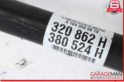 06-12 Mercedes W164 ML350 GL450 Rear Right Or Left Side Half Axle Shaft OEM