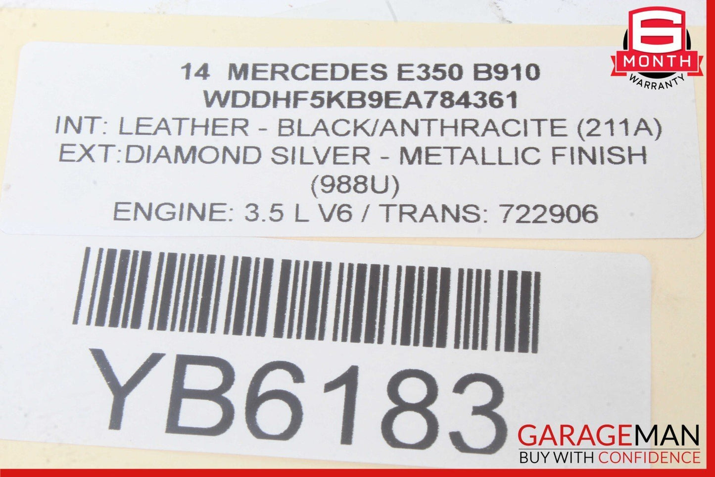 10-18 Mercedes W212 E350 E63 AMG Rear Fuse Relay Box SAM Signal Acquisition OEM