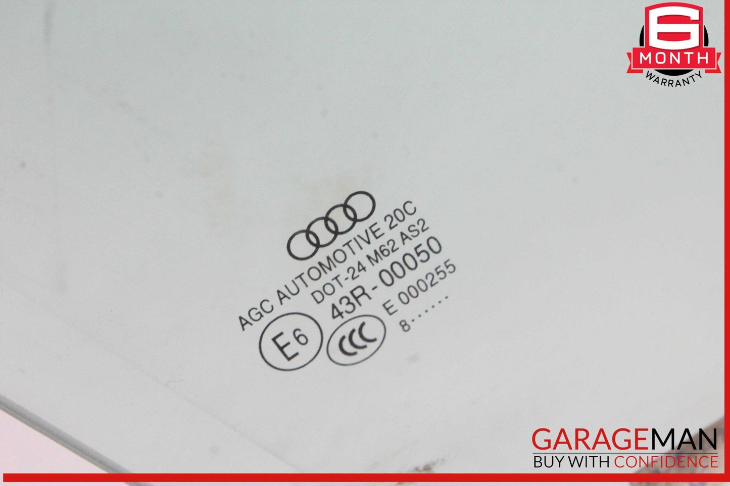 17-24 Audi Q7 Front Right Passenger Side Door Window Glass OEM